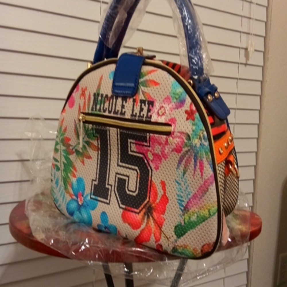 Nicole Lee  handbag bowler type bag